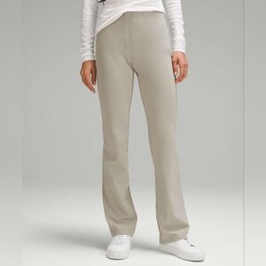 Lululemon Athletica Smooth Fit Pull On High Rise Beige Work Pants